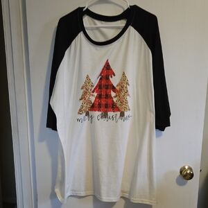 Merry Christmas ¾ Sleeve Shirt